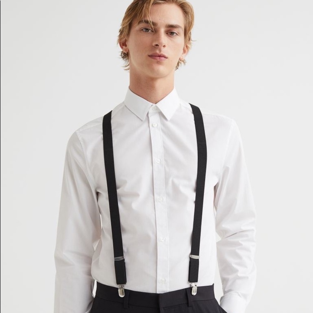 Black suspenders